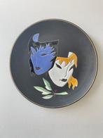 Ruscha - AF - Assiette murale - Maske 717/3 - Faïence fine -