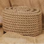 vidaXL Touw 100% jute 20 mm 50 m, Doe-het-zelf en Bouw, IJzerwaren en Bevestigingsmiddelen, Verzenden, Nieuw