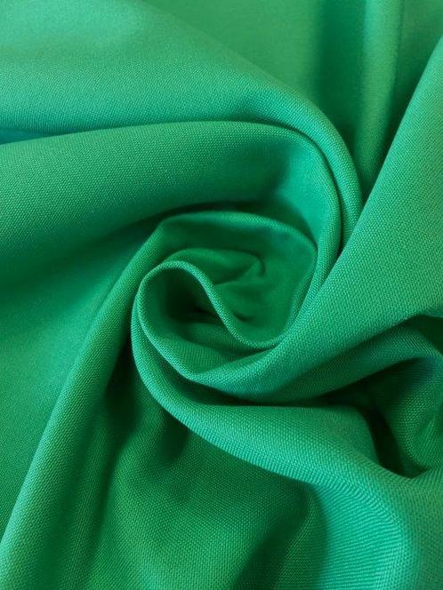 Tissu prestigieux en pur coton vert émeraude en double, Antiek en Kunst, Antiek | Tapijten, Tafelkleden en Textiel