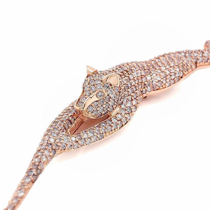 Hanger - 14 karaat Roségoud - 3.20ct. tw. Roze Diamant, Bijoux, Sacs & Beauté, Bijoux anciens