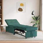 vidaXL Slaapbank Donkergroen 194 x 67 x 37 cm Stof, Verzenden, Nieuw