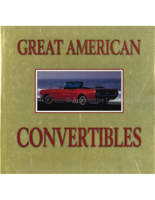 GREAT AMERICAN CONVERTIBLES, Livres, Autos | Livres