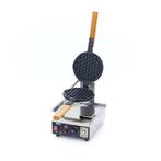 Gaufrier - 1 gaufre - nid dabeille rond, Verzenden