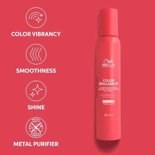 Wella Professionals Invigo Color Brilliance Leave-In Mousse, Handtassen en Accessoires, Uiterlijk | Haarverzorging, Nieuw, Verzenden