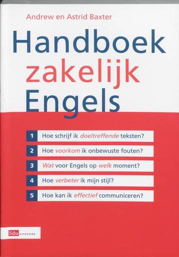 Handboek zakelijk Engels 9789012105507 A. Baxter, Verzenden, A. Baxter