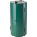 Afvalzakhouder | Metaal | Groen | 120L | Klapdeksel |, Verzenden, Nieuw in verpakking