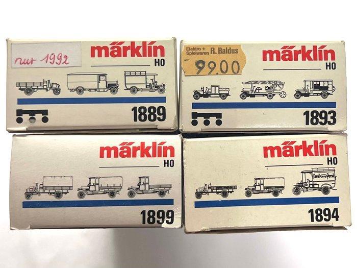 Märklin H0 - 1889, 1893, 1894, 1899 - Modeltreinvoertuigen, Hobby en Vrije tijd, Modeltreinen | H0