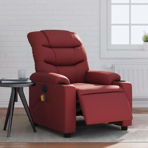 vidaXL Massagestoel verstelbaar elektrisch kunstleer, Huis en Inrichting, Fauteuils, Nieuw, Verzenden