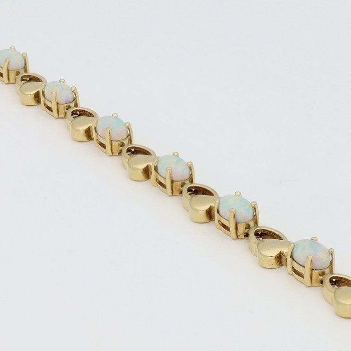 Bracelet - 14 carats Or jaune - 0.33ct. tw. Opale, Bijoux, Sacs & Beauté, Bijoux anciens