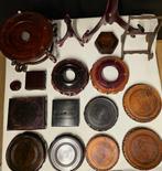 Unique Collection of 17 Chinese vase and plate standards -