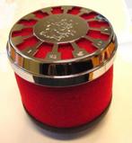 powerfilter e13 recht 32-38mm chroom/rood malossi mhr, Overige typen, Ophalen of Verzenden