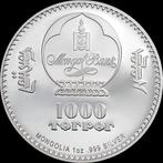 Mongolië. 1000 Togrog 2021 Napoleon Bonaparte, 1 Oz (.999), Postzegels en Munten