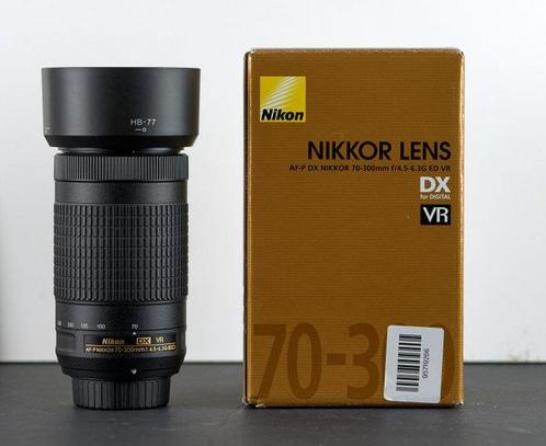 Nikon AF-P DX NIKKOR 70-300mm f/4.5-6.3G ED VR, TV, Hi-fi & Vidéo, Appareils photo numériques
