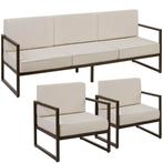 tectake Tuin-loungeset Comosa voor 5 personen, XXL kussens -, Tuin en Terras, Tuinsets en Loungesets, Verzenden, Nieuw