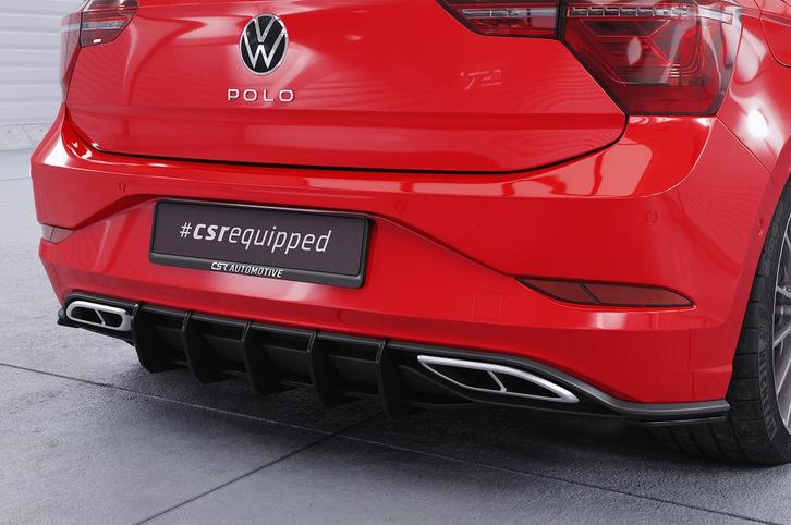 Racing diffuser / achterskirt voor VW Polo 6 2G (Type AW) R-, Auto-onderdelen, Carrosserie, Nieuw, Verzenden