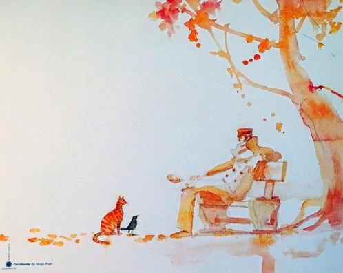 Pratt, Hugo - 1 Offset Print - Corto Maltese - Occidente -, Boeken, Strips | Comics