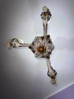 Kroonluchter - Metaal, Porselein - Lampadario Capodimonte, Antiek en Kunst