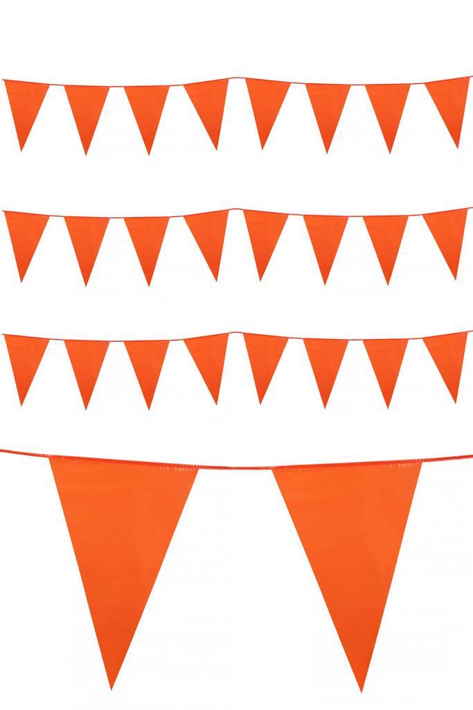 Vlaggetjes Oranje Vlaggen Slinger Nederland EK WK Holland Ko, Hobby en Vrije tijd, Feestartikelen, Nieuw, Ophalen of Verzenden