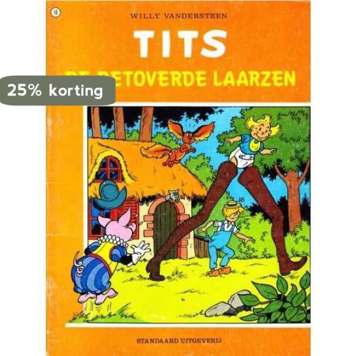Tits deel 10 de betoverde laarzen 9789002142765, Boeken, Stripverhalen, Gelezen, Verzenden