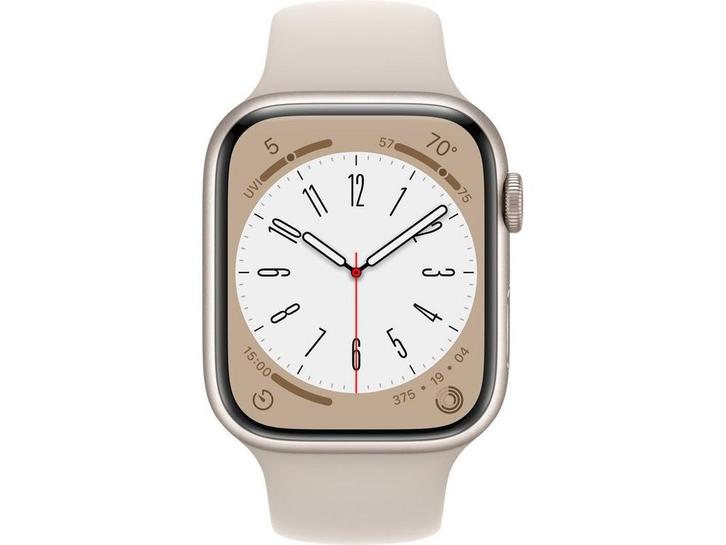 Apple Watch Series 8 (2023) - Smartwatch - 4G - 41mm -, Handtassen en Accessoires, Smartwatches, Zo goed als nieuw, Verzenden