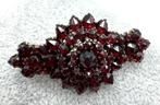Zonder Minimumprijs - Broche Tombak Granaat -, Handtassen en Accessoires, Antieke sieraden
