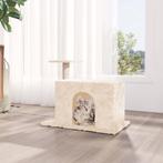 vidaXL Kattenmeubel met sisal krabpaal 51 cm crèmekleurig, Dieren en Toebehoren, Verzenden, Nieuw