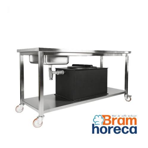 Vetafscheider horeca | 0.5 l/s | 100 liter | HDPE, Doe-het-zelf en Bouw, Ventilatie en Afzuiging, Verzenden