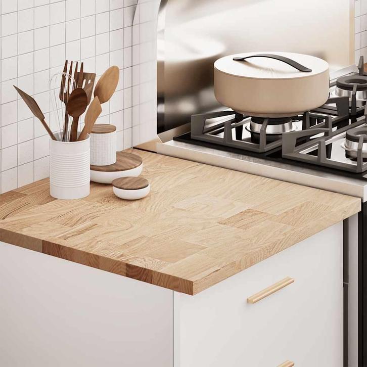 vidaXL Keuken werkblad rechthoekig 60x63,5x2,7 cm massief, Huis en Inrichting, Tafelonderdelen, Nieuw, Verzenden