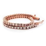 Armband - 14 karaat Roségoud - 3.25ct. tw. Roze Diamant, Nieuw