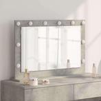vidaXL Make-up Spiegel met spiegel Beton Grijs 80 x 55 x 18, Huis en Inrichting, Verzenden, Nieuw