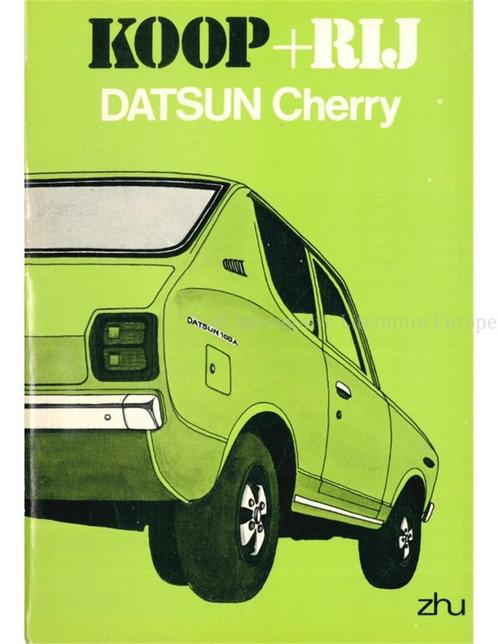 KOOP + RIJ DATSUN CHERRY, Boeken, Auto's | Boeken