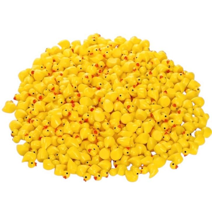 Fako Bijoux® - 100x Mini Eendjes - Miniatuur - Beeldjes -, Diversen, Cadeauverpakkingen, Verzenden