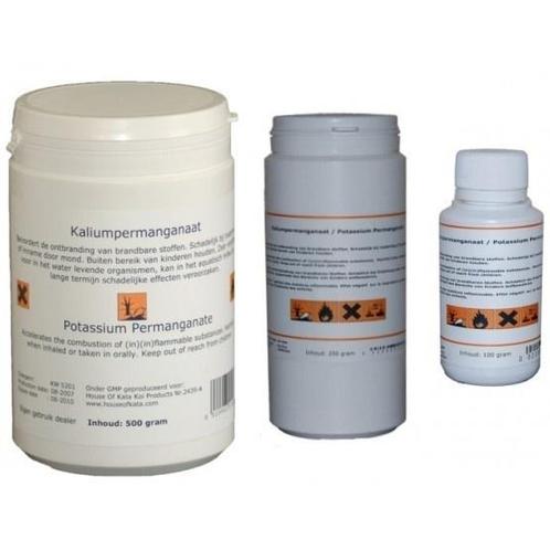 Kaliumpermanganaat (KP) 250 gram (Vijver medicatie), Jardin & Terrasse, Étangs, Envoi