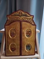 Rustiek Drieluik - Hout - 1990-2000 - Moeder Gods met kind