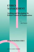 Ethics Management 9780792350965 S.P. Kaptein, Verzenden, Gelezen, S.P. Kaptein