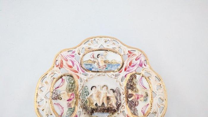Capodimonte - Schotel - Porselein, Antiquités & Art, Antiquités | Verre & Cristal