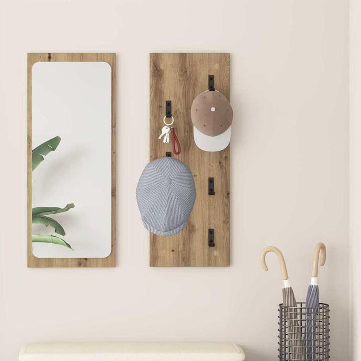 vidaXL Wandgemonteerde kapstok Wandgemonteerd artisanaal, Huis en Inrichting, Kasten | Wandmeubels, Nieuw, Verzenden