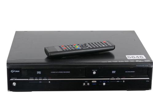 Funai WD6D-D4413DB - DVD & VHS recorder (VHS copy to DVD), Audio, Tv en Foto, Videospelers, Verzenden