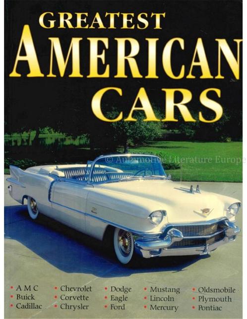 GREATEST AMERICAN CARS, Boeken, Auto's | Boeken