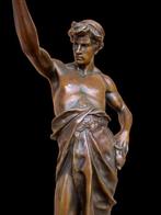 Emile Louis Picault (1833-1915) - sculptuur, Per Laborem -