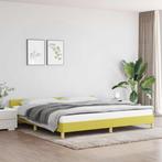 vidaXL Bedframe zonder matras 200x200 cm stof groen, Verzenden, Nieuw