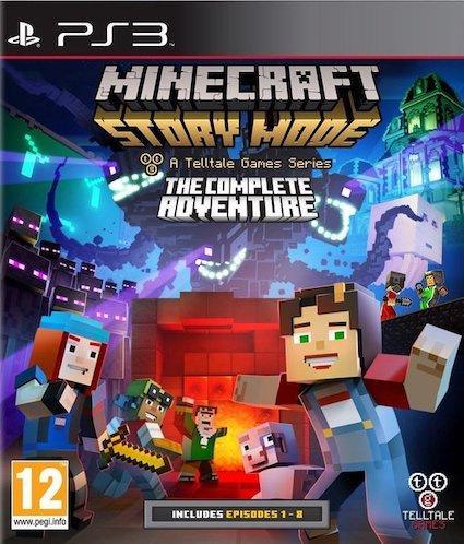 Minecraft Story Mode the Complete Adventure (PS3 Games), Games en Spelcomputers, Games | Sony PlayStation 3, Zo goed als nieuw