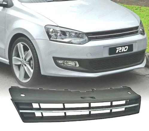 CALANDRE POUR VOLKSWAGEN VW POLO 6R 09-14 NOIR CHROMÉ, Autos : Pièces & Accessoires, Carrosserie & Tôlerie, Envoi