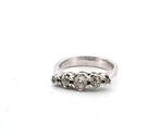 Bague - 18 carats Or blanc Diamant (Naturelle), Nieuw