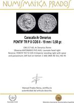 Romeinse Rijk. Caracalla (198-217 n.Chr.). Denarius PONTIF