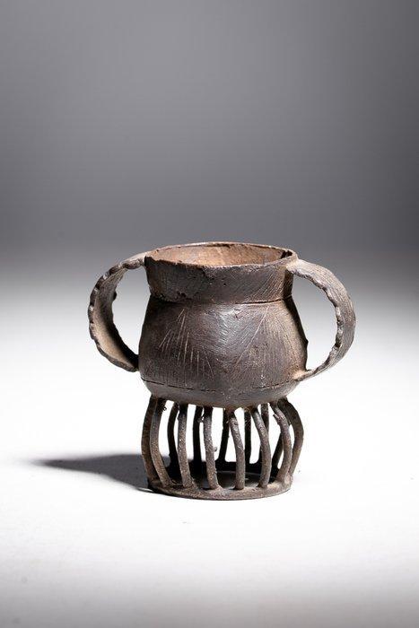 Goudpoederpot - Akan - Ghana  (Zonder Minimumprijs), Antiek en Kunst, Kunst | Niet-Westerse kunst