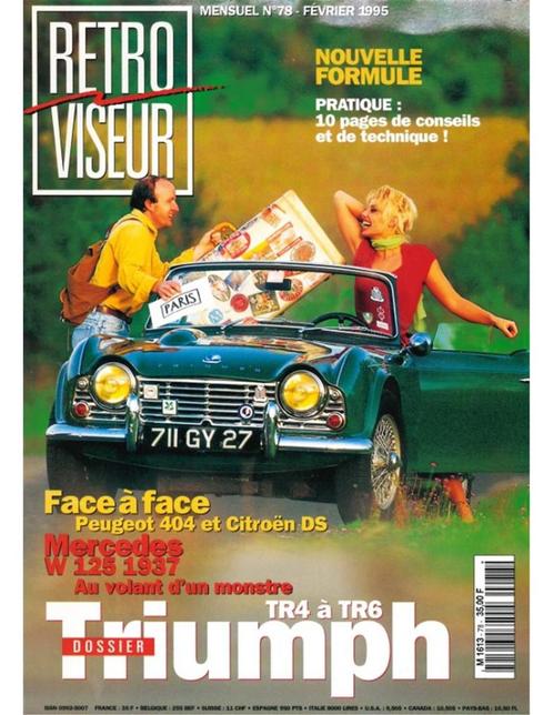 1995 RETROVISEUR MAGAZINE 78 FRANS, Livres, Autos | Brochures & Magazines, Enlèvement ou Envoi