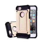 iPhone 7 & 8 - Gold Plated Armor Case Cover Cas Silicone TPU, Telecommunicatie, Verzenden, Nieuw