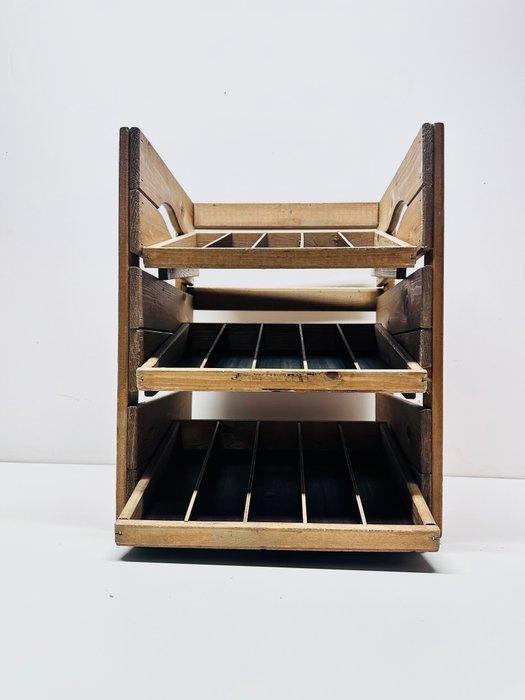 Hero - Container - Hero houten krat displayrek - Hout, Antiek en Kunst, Antiek | Wandborden en Tegels