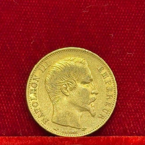 6,45 grams - Goud .900 - 20 Francs Napoleon III, Postzegels en Munten, Edelmetalen en Baren